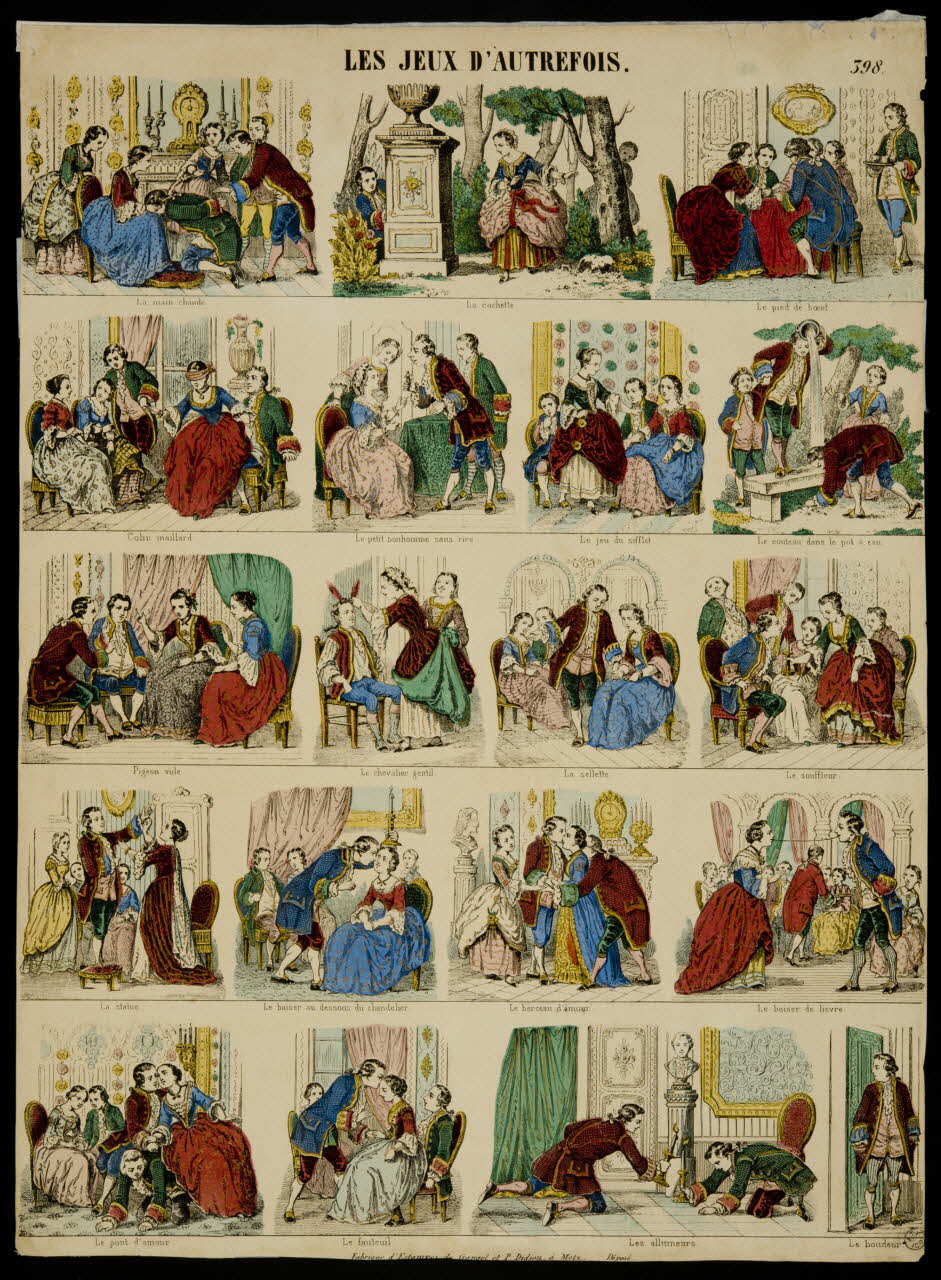 estampe LES JEUX D'AUTREFOIS. 1953.86.4626 Photo