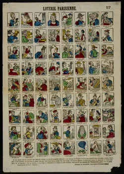 estampe LOTERIE PARISIENNE. 1953.86.4650 Photo