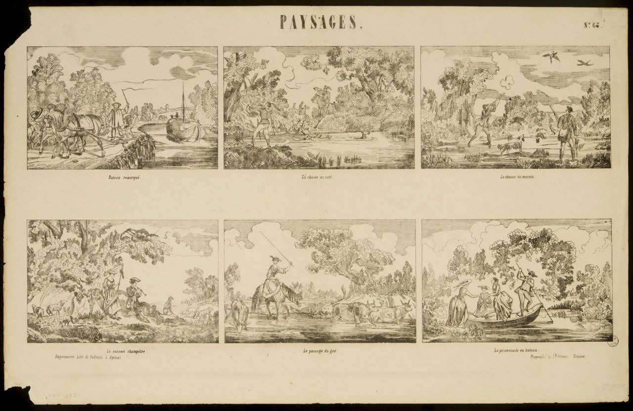 estampe PAYSAGES. 1953.86.4697 Photo