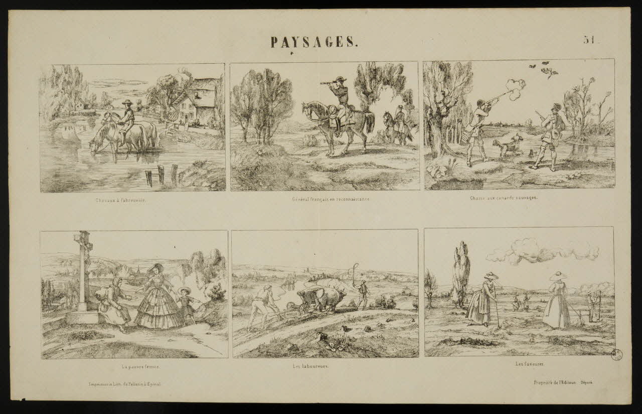 estampe PAYSAGES. 1953.86.4702 Photo