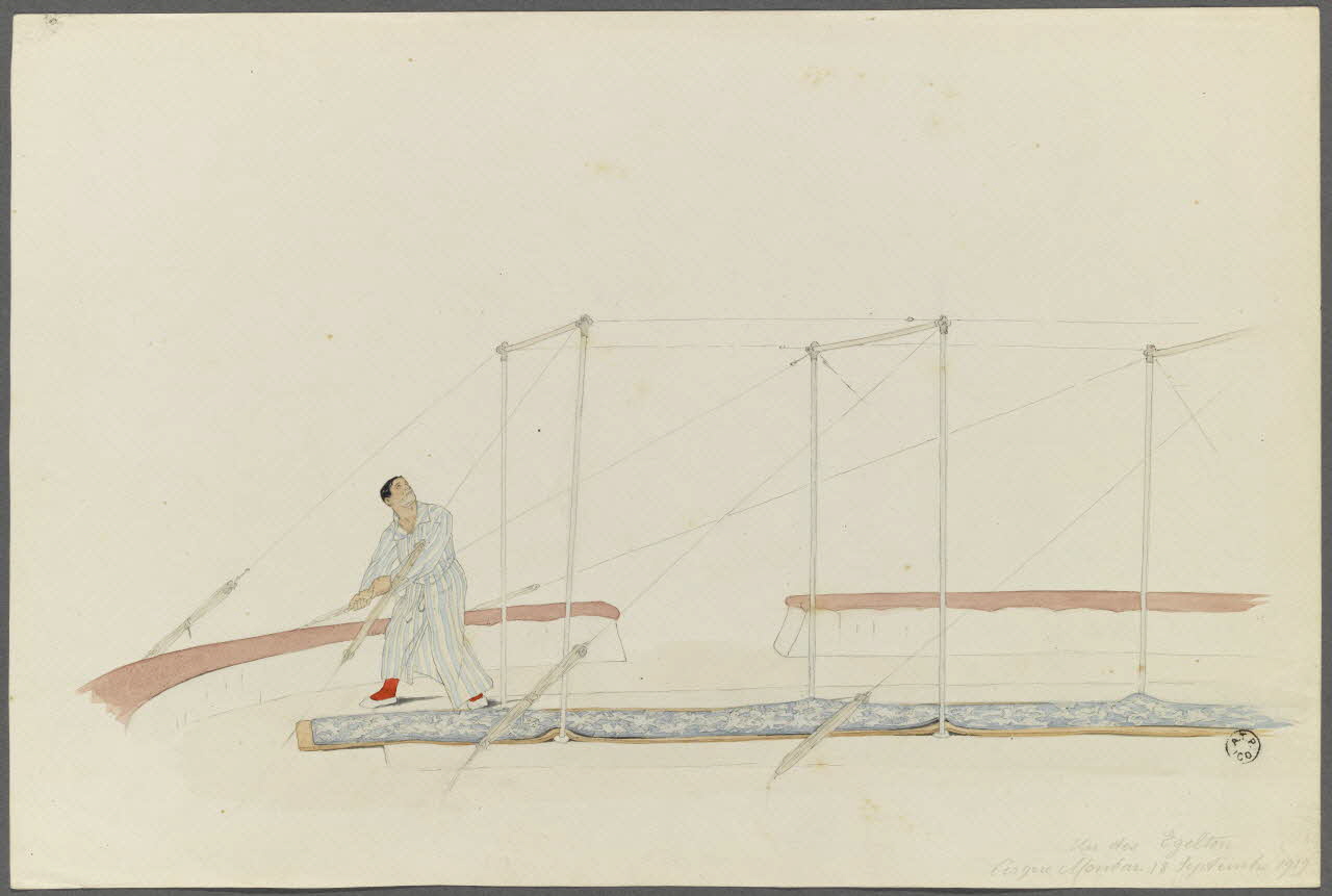 Marthe Vesque ; Juliette Vesque album Numéro de cirque : un des Egelton 1919 1962.67.109  Photo RMN-Grand Palais (Mucem)