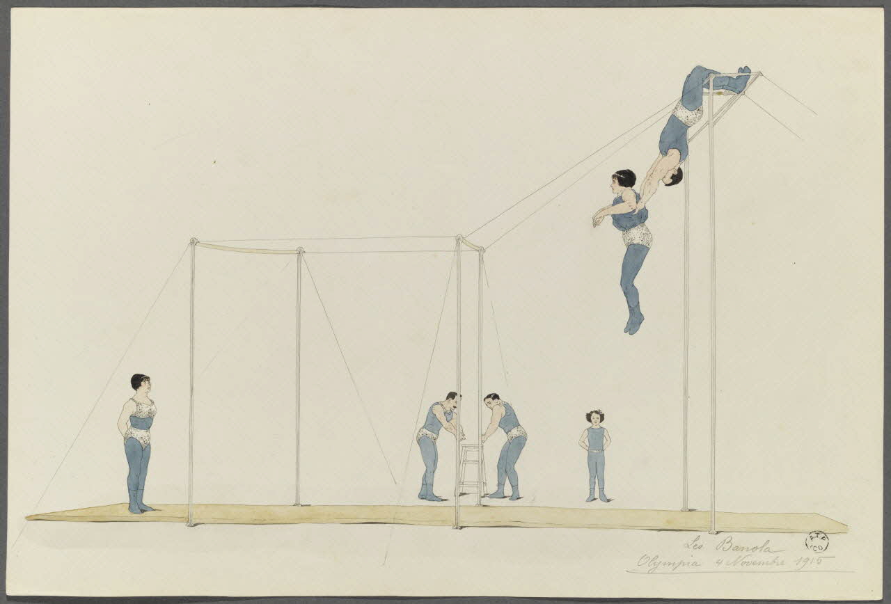 Marthe Vesque ; Juliette Vesque album Numéro de cirque : Les Banola 1915 1962.67.121 Photo RMN-Grand Palais (Mucem)