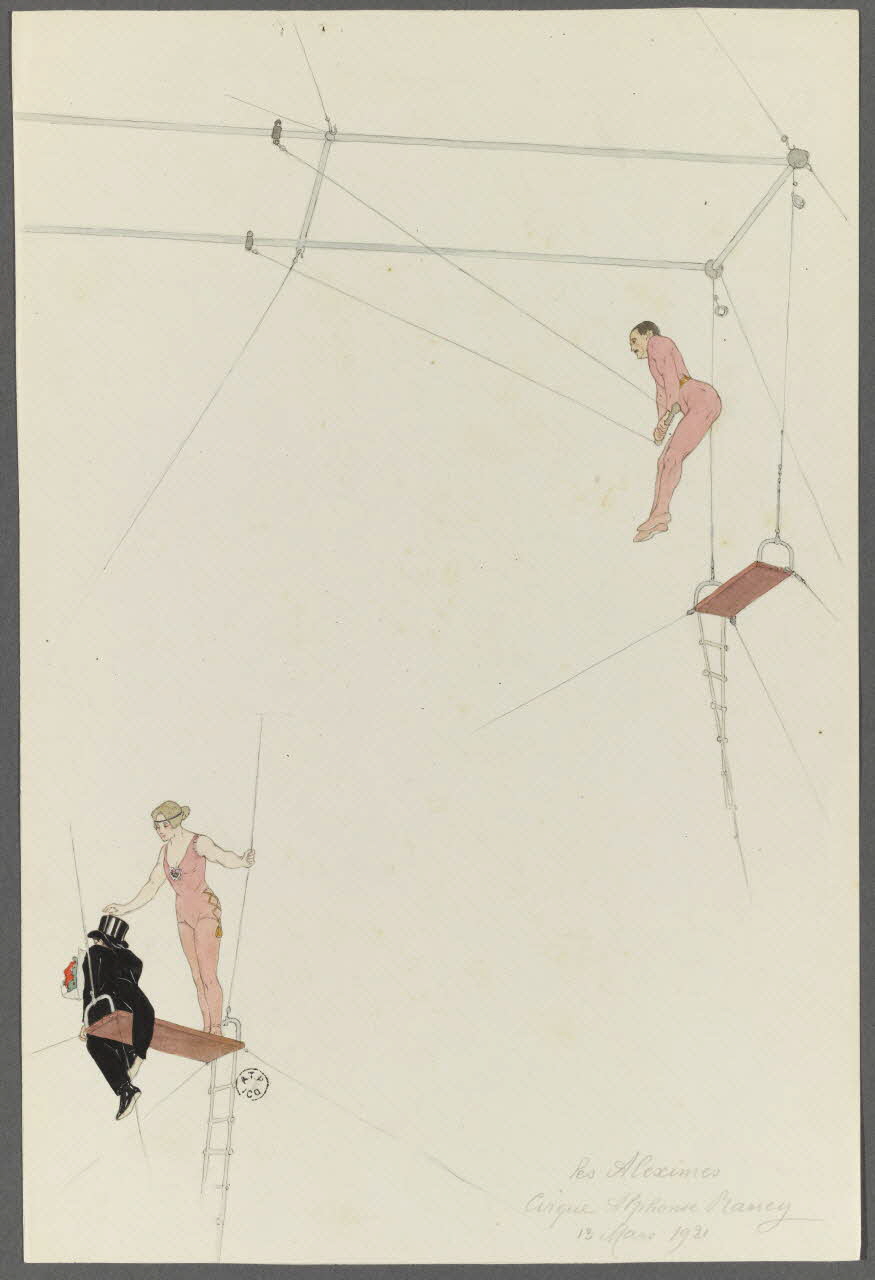 Marthe Vesque ; Juliette Vesque album Numéro de cirque : Les Aleximes 1921 1962.67.129 Photo RMN-Grand Palais (Mucem)