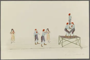 Marthe Vesque ; Juliette Vesque album Numéro de cirque : les Inas 1913 1962.67.13 Photo RMN-Grand Palais (Mucem)