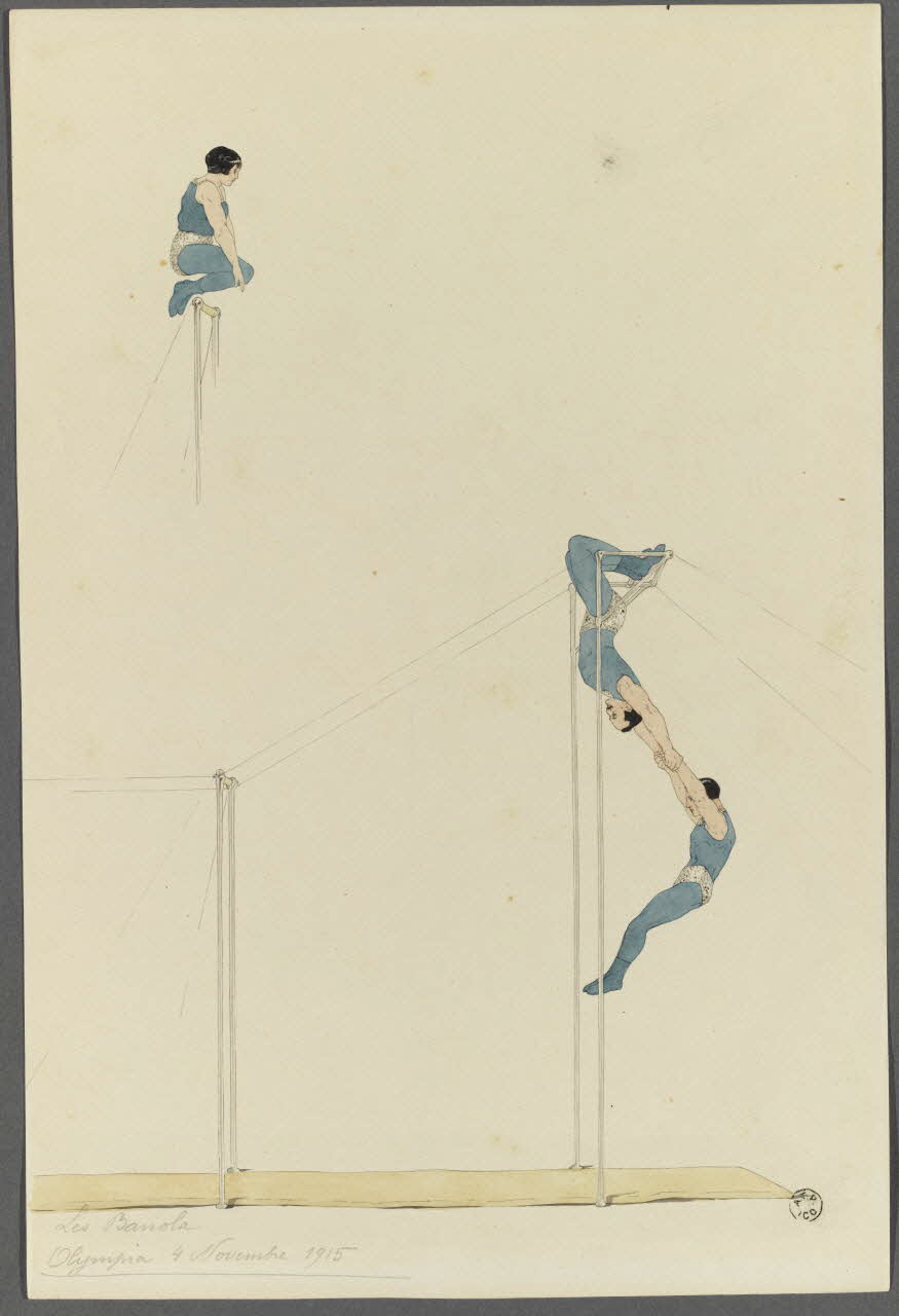 Marthe Vesque ; Juliette Vesque album Numéro de cirque : Les Banola 1915 1962.67.131 Photo RMN-Grand Palais (Mucem)