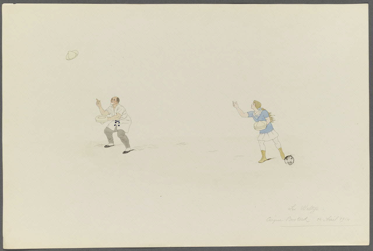 Marthe Vesque ; Juliette Vesque album Numéro de cirque : Les Weltys 1914 1962.67.144 Photo RMN-Grand Palais (Mucem)