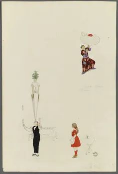 Marthe Vesque ; Juliette Vesque album Numéro de cirque : Misaka Chokichi, Marley et Flora 1920 1962.67.149 Photo RMN-Grand Palais (Mucem)
