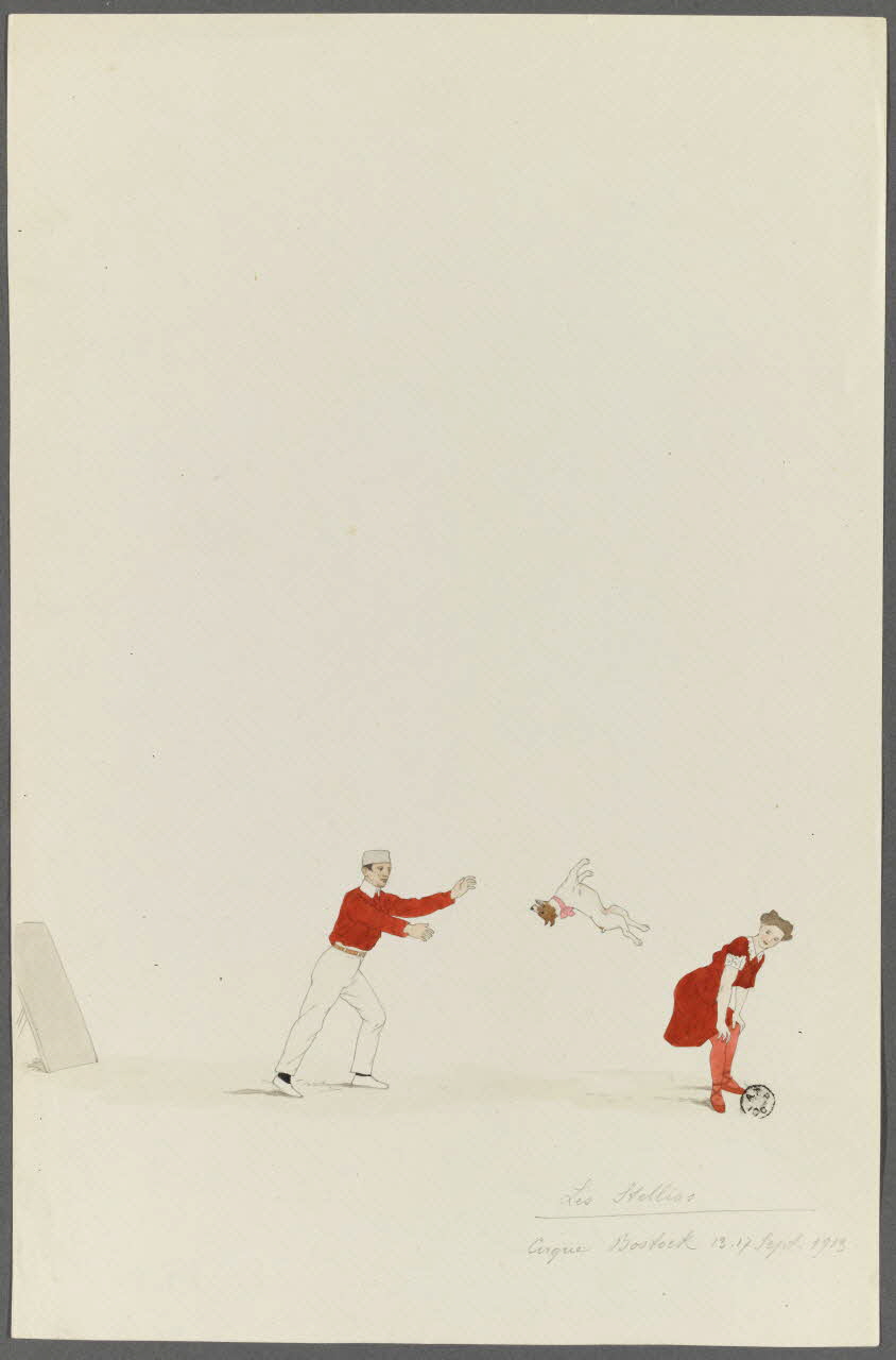 Marthe Vesque ; Juliette Vesque album Numéro de cirque : les Stellios 1913 1962.67.20 Photo RMN-Grand Palais (Mucem)