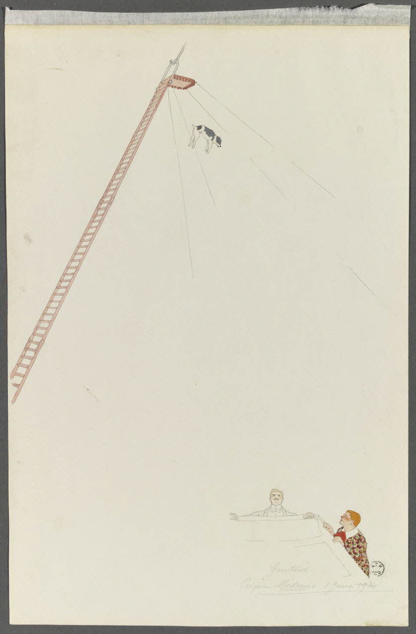 Marthe Vesque ; Juliette Vesque album Numéro de cirque : Gontard 1914 1962.67.23 Photo RMN-Grand Palais (Mucem)
