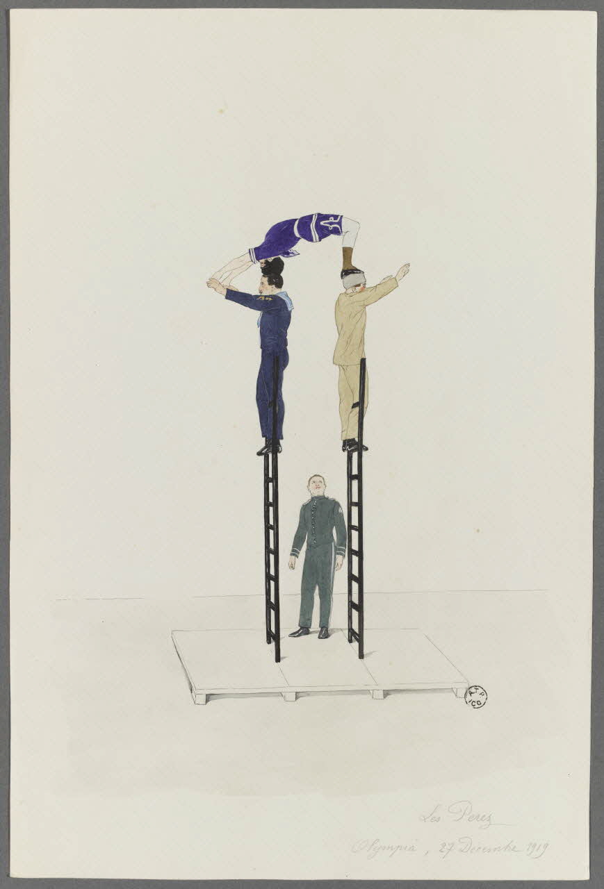 Marthe Vesque ; Juliette Vesque album Numéro de cirque : Les Perez 1919 1962.67.94 Photo RMN-Grand Palais (Mucem)