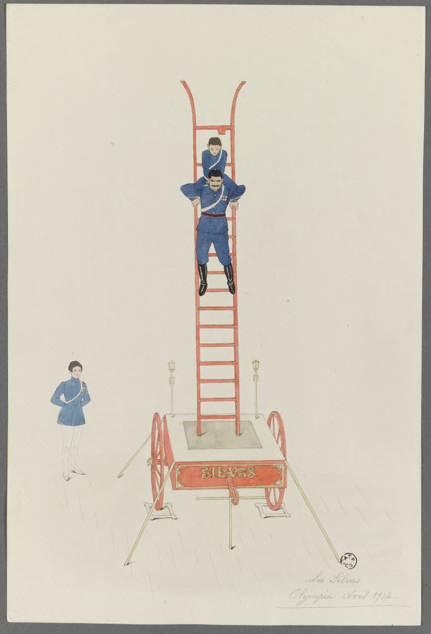 Marthe Vesque ; Juliette Vesque album Numéro de cirque : Les Silvas 1917 1962.67.95 Photo RMN-Grand Palais (Mucem)
