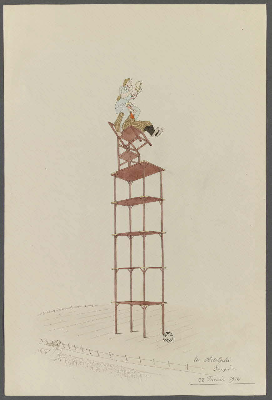 Marthe Vesque ; Juliette Vesque album Numéro de cirque : Les Adelphi 1914 1962.67.97 Photo RMN-Grand Palais (Mucem)