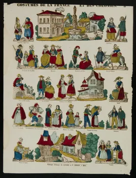 Dembour et Gangel estampe COSTUMES DE LA FRANCE ET DES COLONIES. Metz 1840-1852 1953.86.4893 Photo