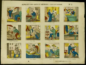 estampe ALPHABET DES ARTS ET METIERS. 1953.86.4931 Photo