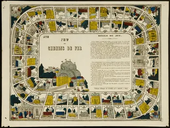 estampe JEU  DES  CHEMINS DE FER 1953.86.5037  Photo