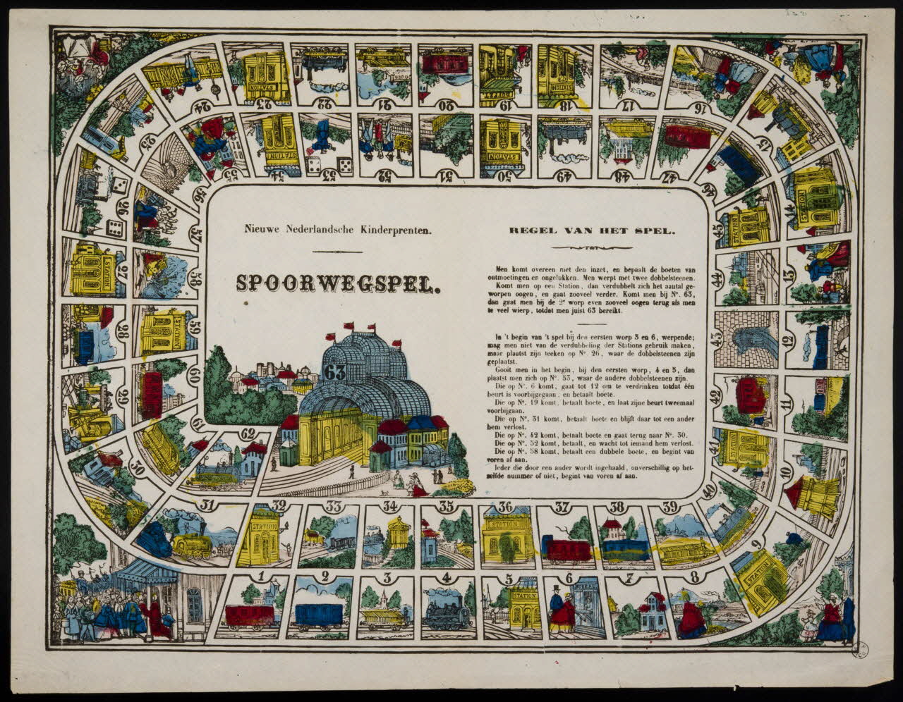 estampe SPOOR WEGSPEL. 1953.86.5038 Photo