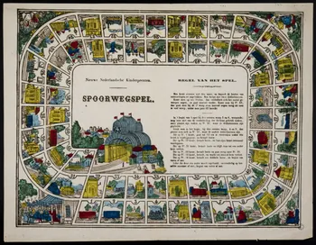 estampe SPOOR WEGSPEL. 1953.86.5038  Photo