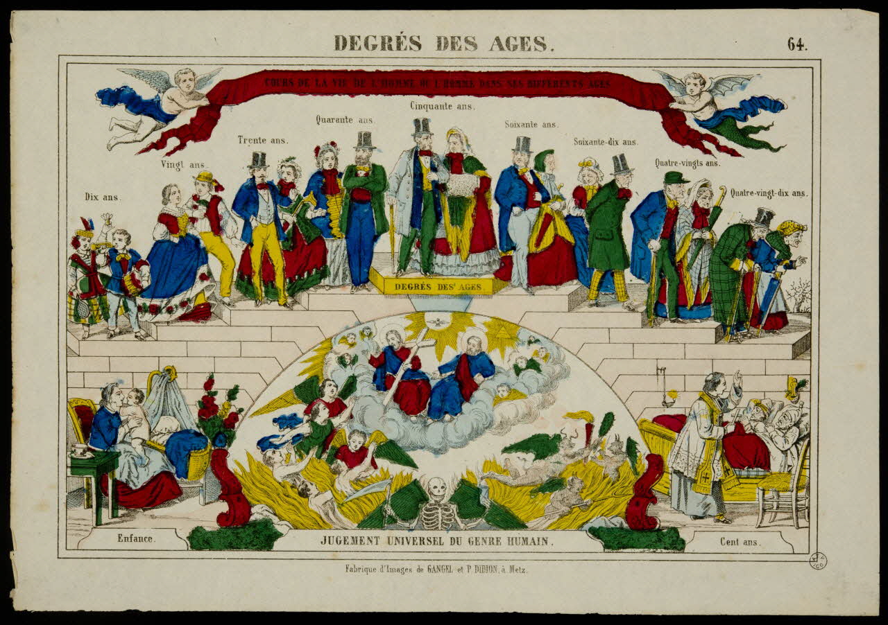 estampe DEGRES DES AGES. 1953.86.5072 Photo
