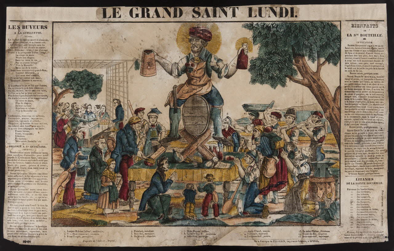 estampe LE GRAND SAINT LUNDI. 1953.86.5083 Photo