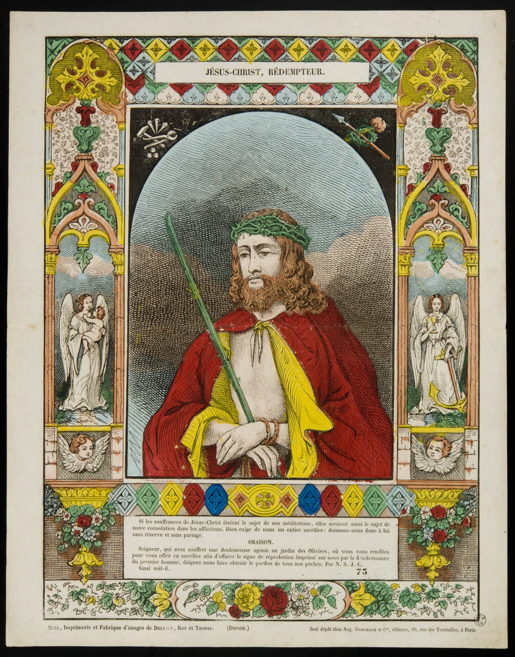 estampe JESUS-CHRIST, REDEMPTEUR. 1953.86.51 Photo