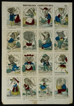estampe NOUVELLES CARICATURES. 1953.86.5123 Photo