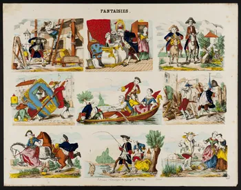 Charles Nicolas Gangel estampe FANTAISIES. Metz 1852-1858 1953.86.5135 Photo
