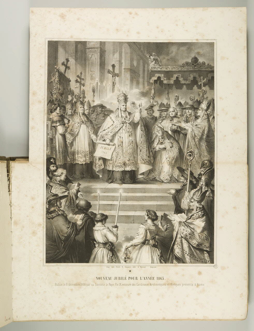 album NOUVEAU JUBILE POUR L'ANNEE 1865. 1953.86.5151 Photo