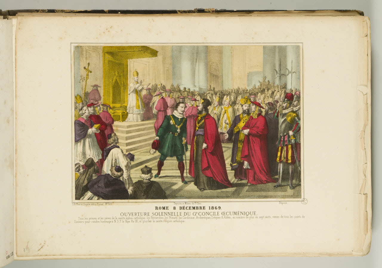 album ROME 8 DECEMBRE 1869.  OUVERTURE SOLENNELLE DU GD. CONCILE OECUMENIQUE. 1953.86.5152 Photo