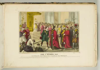album ROME 8 DECEMBRE 1869.  OUVERTURE SOLENNELLE DU GD. CONCILE OECUMENIQUE. 1953.86.5152 Photo