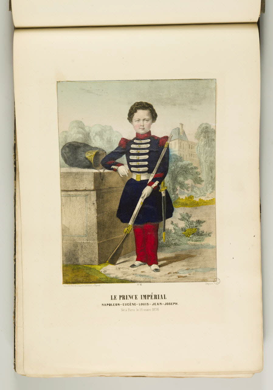 album LE PRINCE IMPERIAL  NAPOLEON-EUGENE-LOUIS-JEAN-JOSEPH. 1953.86.5158 Photo (c) Mucem