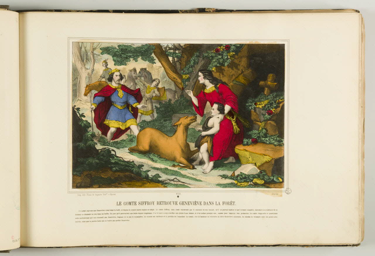 album LE COMTE SIFFROY RETROUVE GENEVIEVE DANS LA FORET. 1953.86.5172 Photo