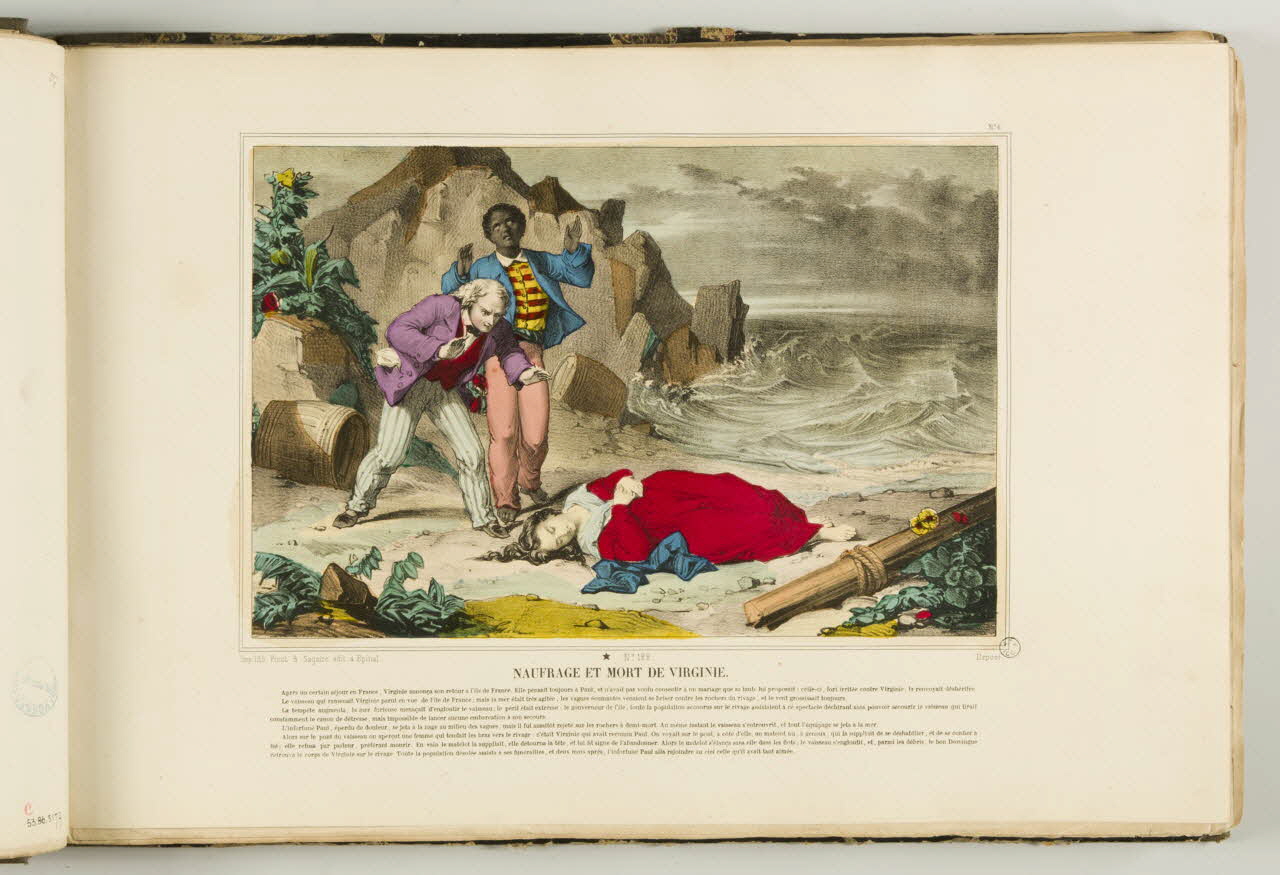 album NAUFRAGE ET MORT DE VIRGINIE. 1953.86.5180 Photo