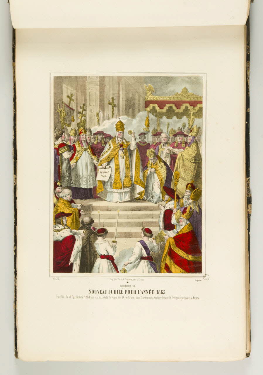 album NOUVEAU JUBILE POUR L'ANNEE 1865. 1953.86.5204 Photo