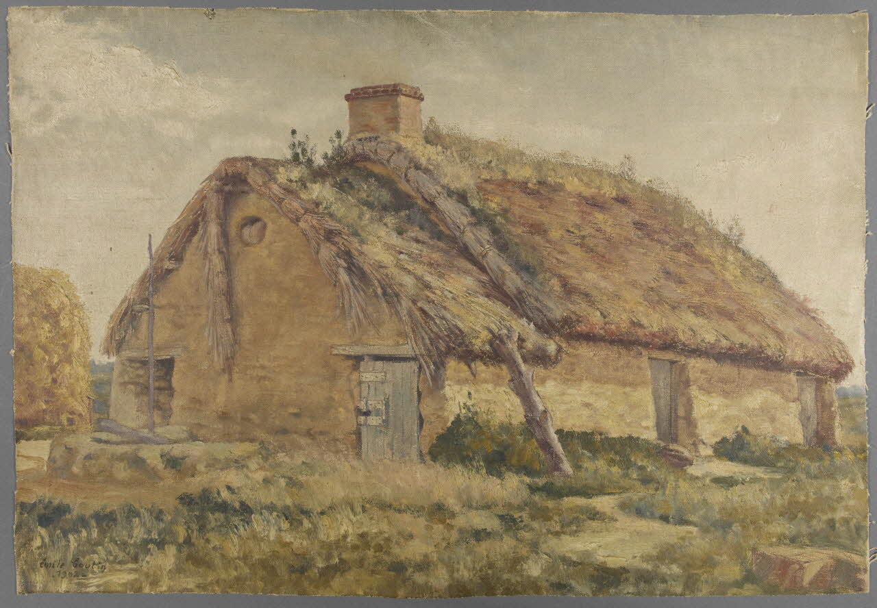 Emile Boutin La Bourrine des MARES  Marais salants de St Hilaire de Riez - Riez 85 1927 1942.2.57 Photo RMN / Franck Raux