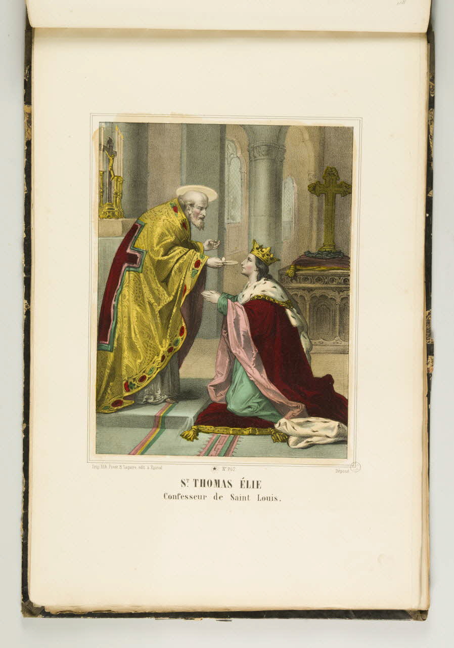 album ST. THOMAS ELIE  Confesseur de Saint Louis. 1953.86.5269 Photo