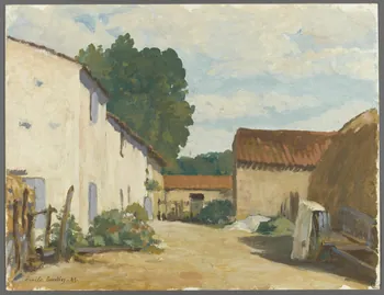 Emile Boutin dessin Ferme à Guéméné  Commune de Longèves Longèves 85 1941 1942.2.86  Photo RMN-Grand Palais (Mucem)/ Franck Raux