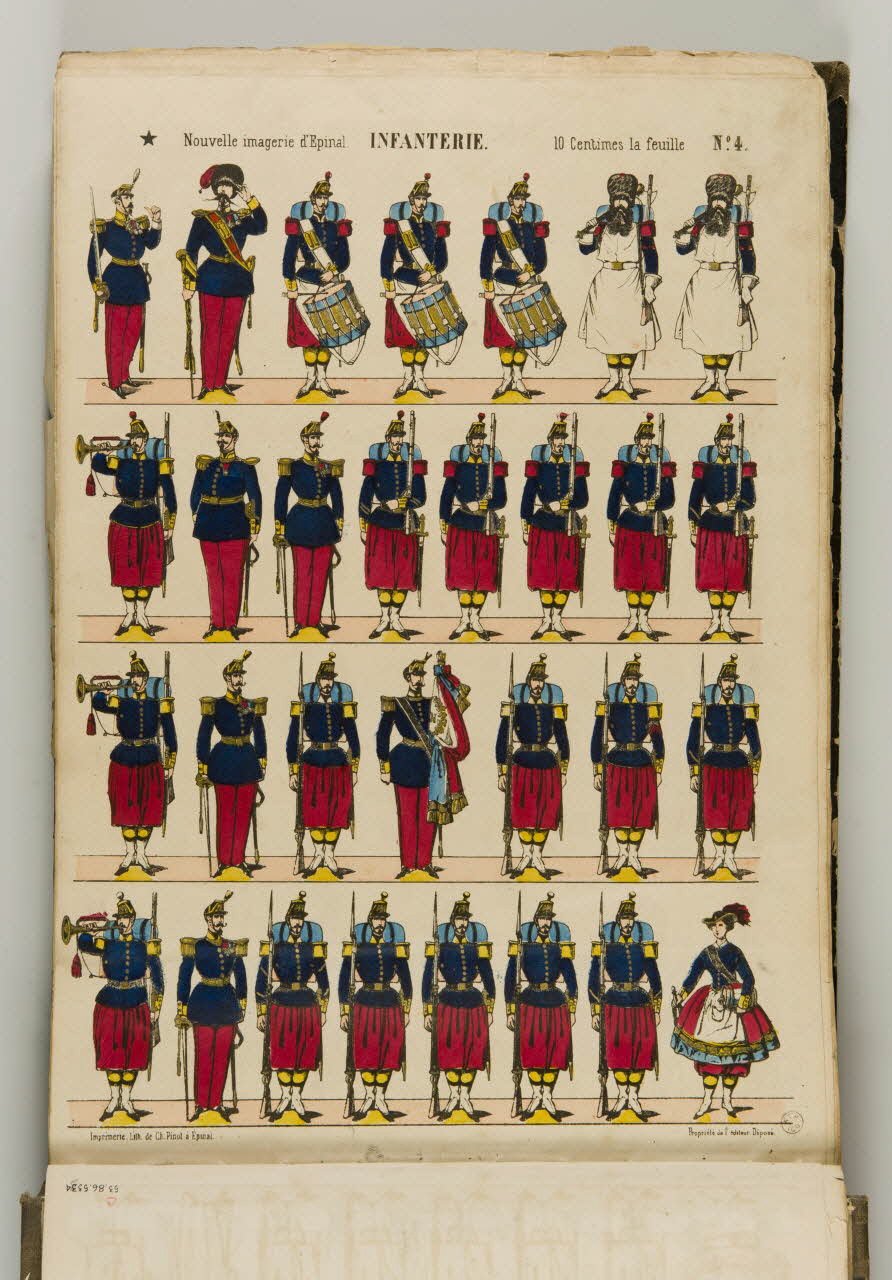 album INFANTERIE. 1953.86.5335 Photo