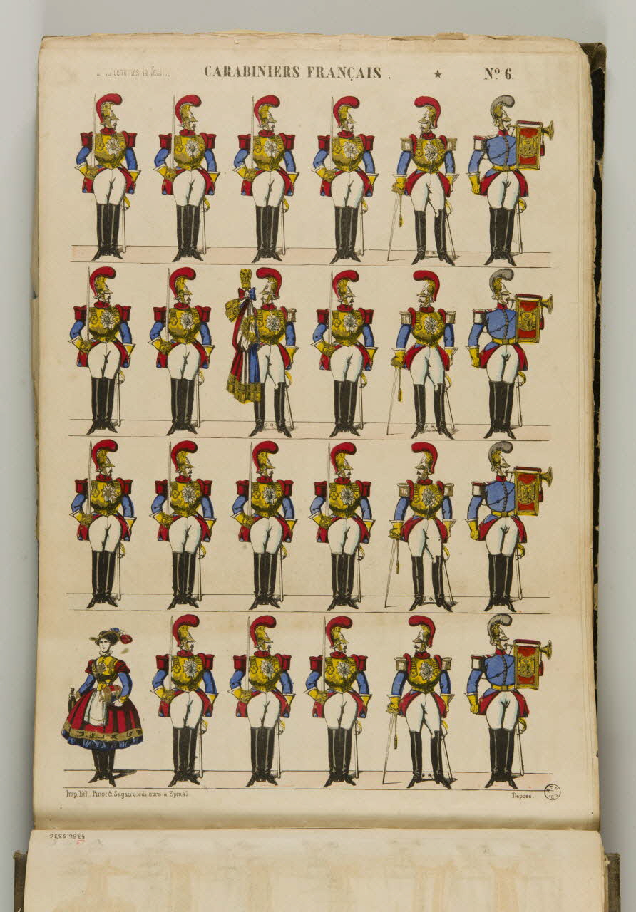 album CARABINIERS FRANCAIS. 1953.86.5337 Photo