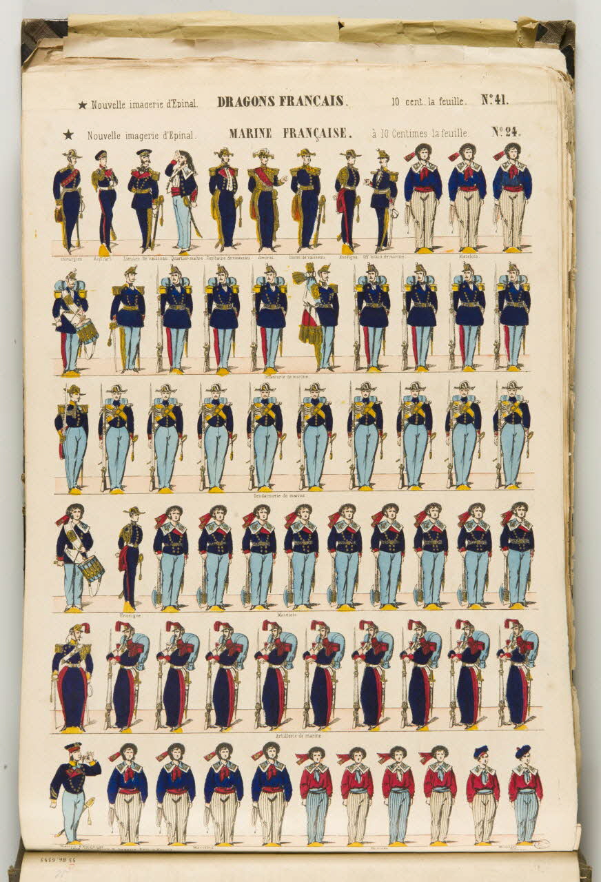 album MARINE FRANCAISE. 1953.86.5354 Photo