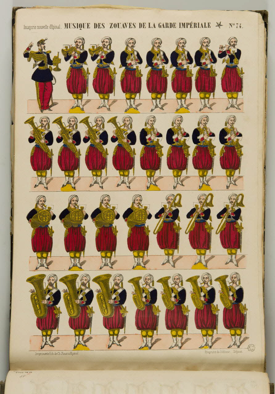 album MUSIQUE DES ZOUAVES DE LA GARDE IMPERIALE 1953.86.5370 Photo