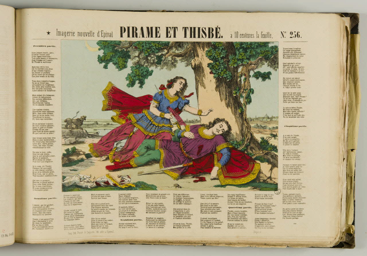 album PIRAME ET THISBE. 1953.86.5461 Photo