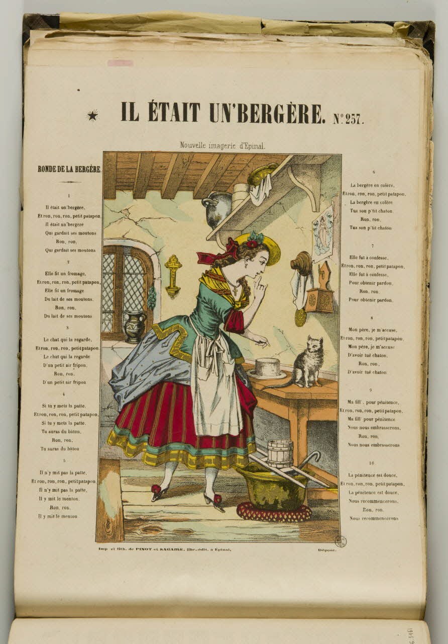 album IL ETAIT UN' BERGERE. 1953.86.5462.1 Photo