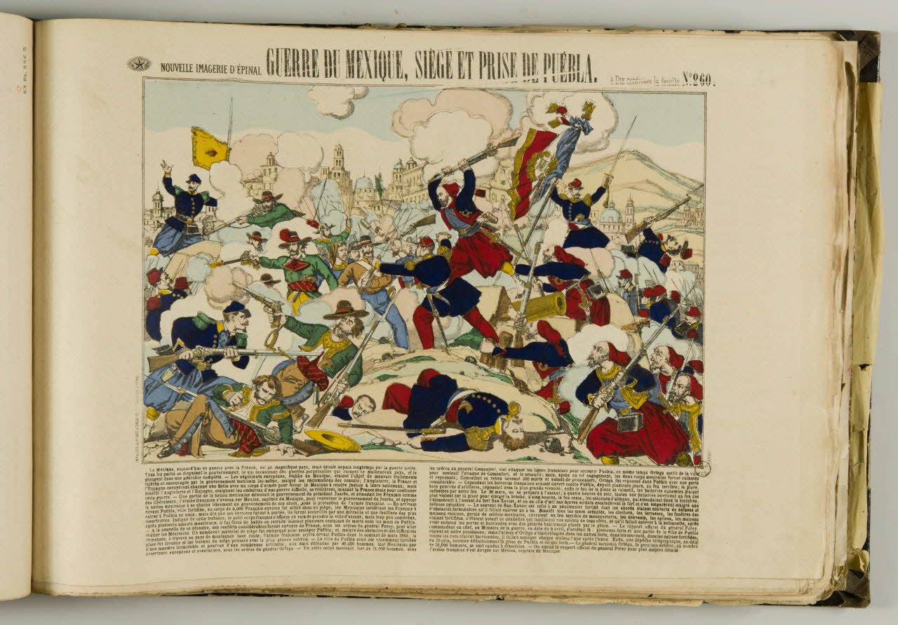 album GUERRE DU MEXIQUE, SIEGE ET PRISE DE PUEBLA. 1953.86.5464 Photo