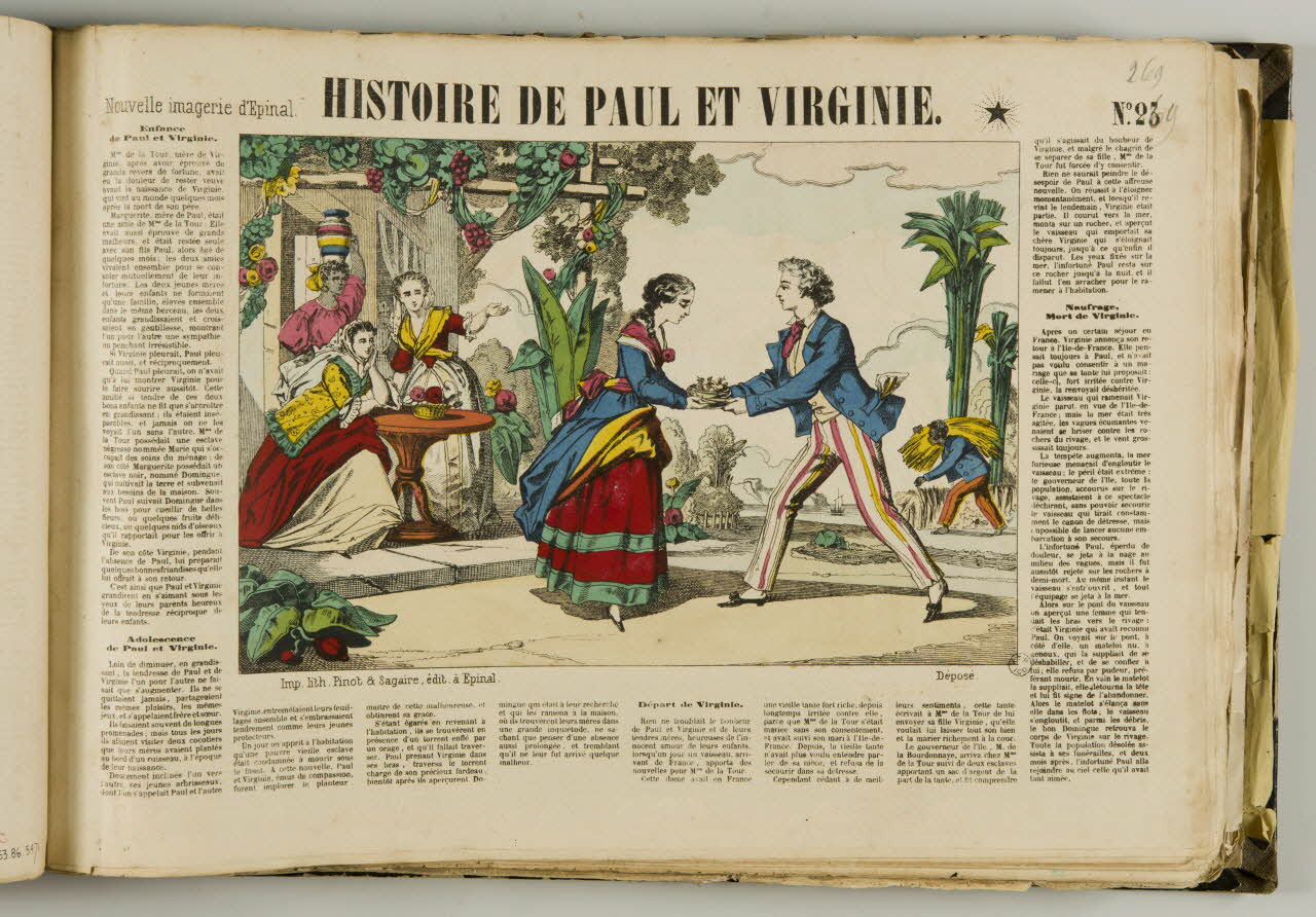 album HISTOIRE DE PAUL ET VIRGINIE. 1953.86.5472 Photo