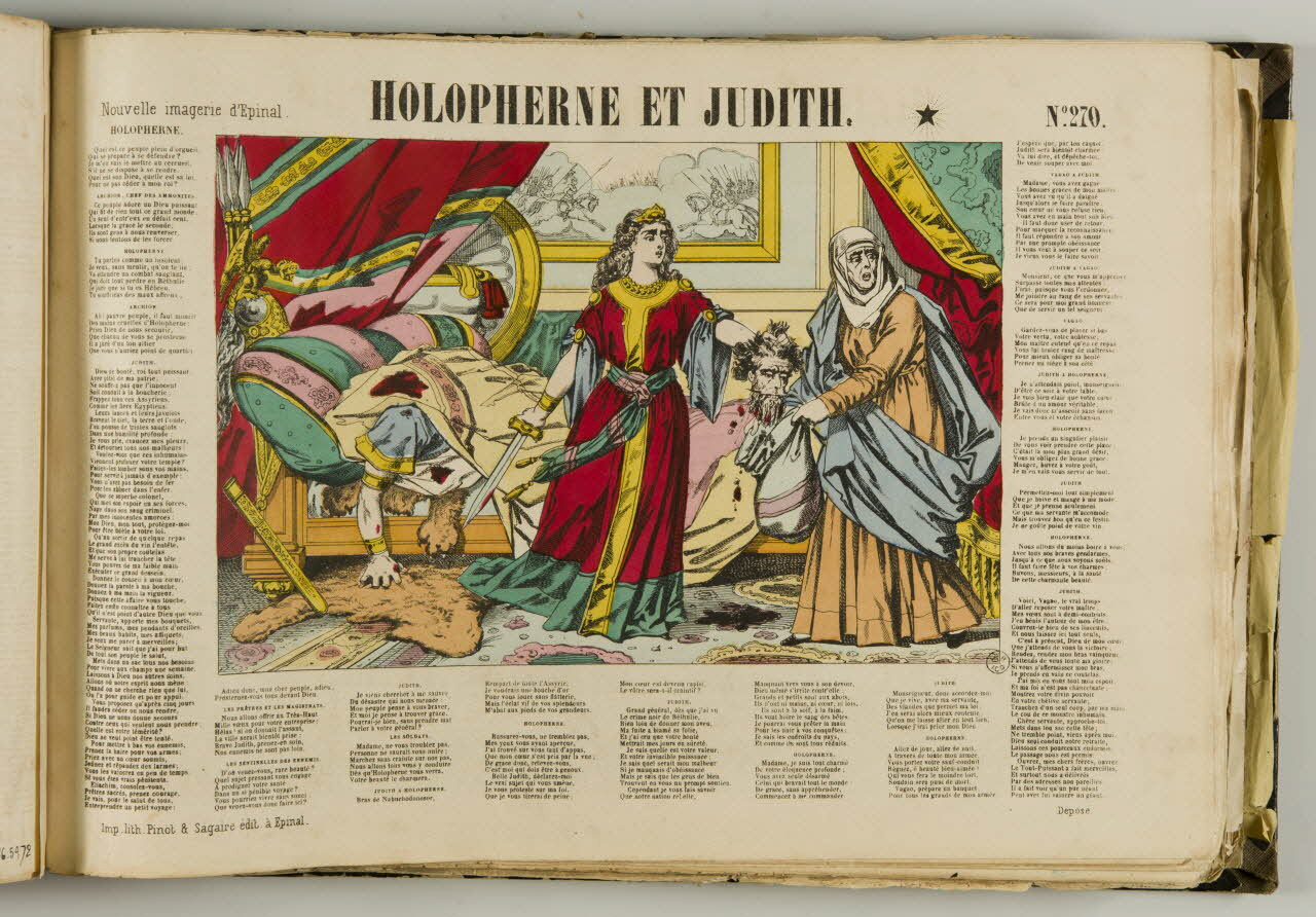 album HOLOPHERNE ET JUDITH. 1953.86.5473 Photo