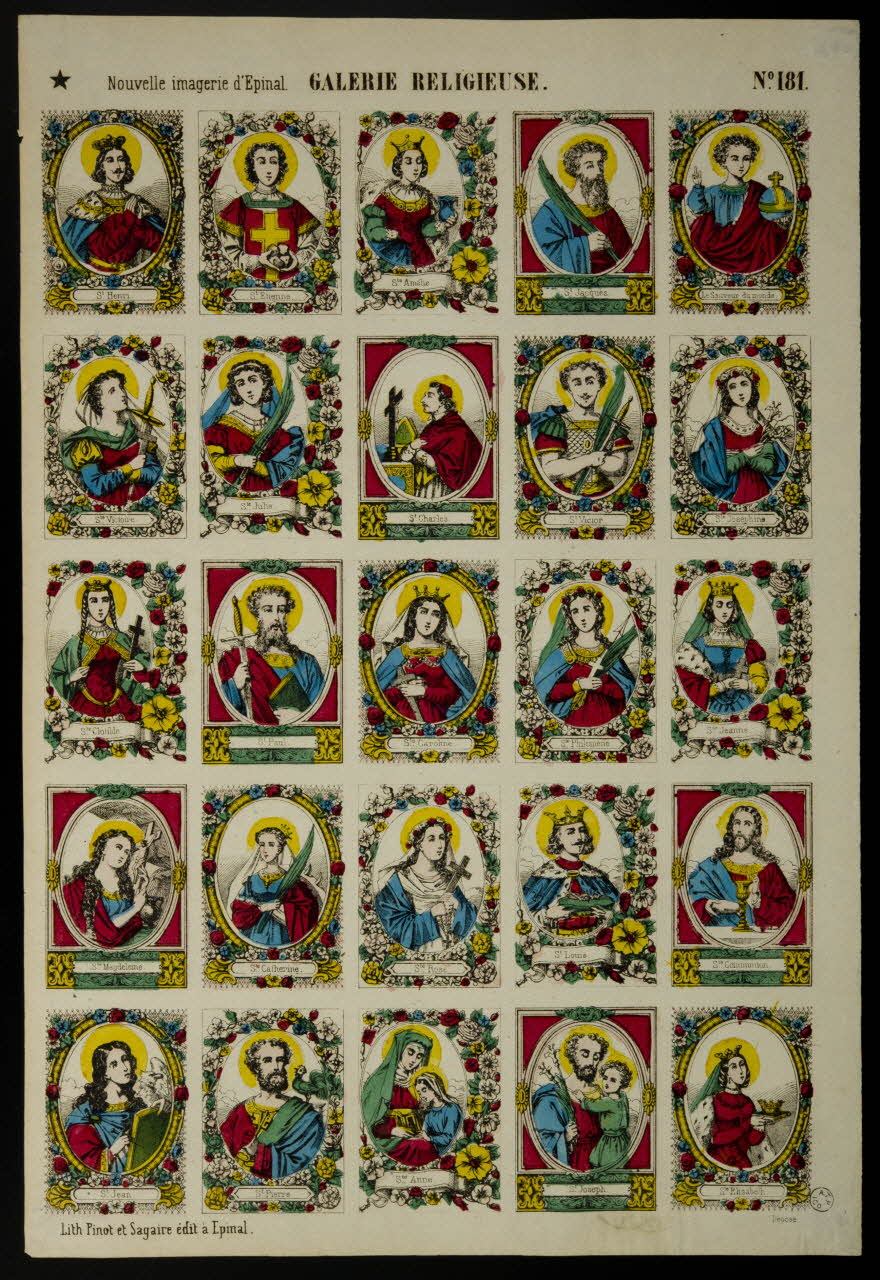 estampe GALERIE RELIGIEUSE 1953.86.548 Photo
