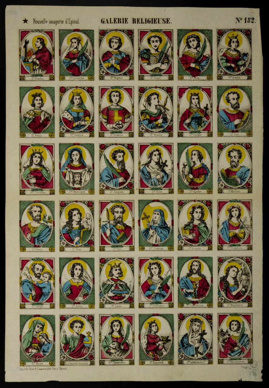 estampe GALERIE RELIGIEUSE 1953.86.549 Photo