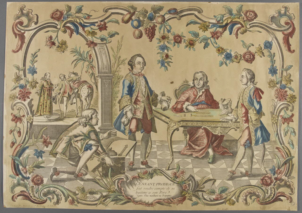 estampe L'ENFANT PRODIGUE 1985.51.377 Photo RMN-Grand Palais (Mucem)