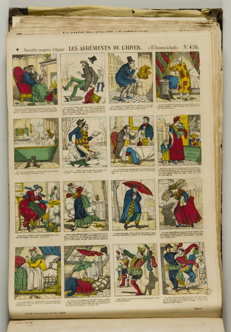 album LES AGREMENTS DE L'HIVER. 1953.86.5521 Photo