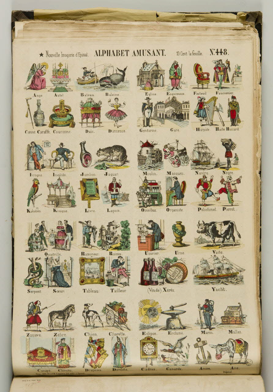 album ALPHABET AMUSANT. 1953.86.5537 Photo